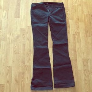 Black bootcut work pants